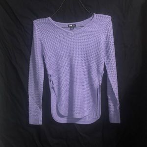 Purple Knit Sweater